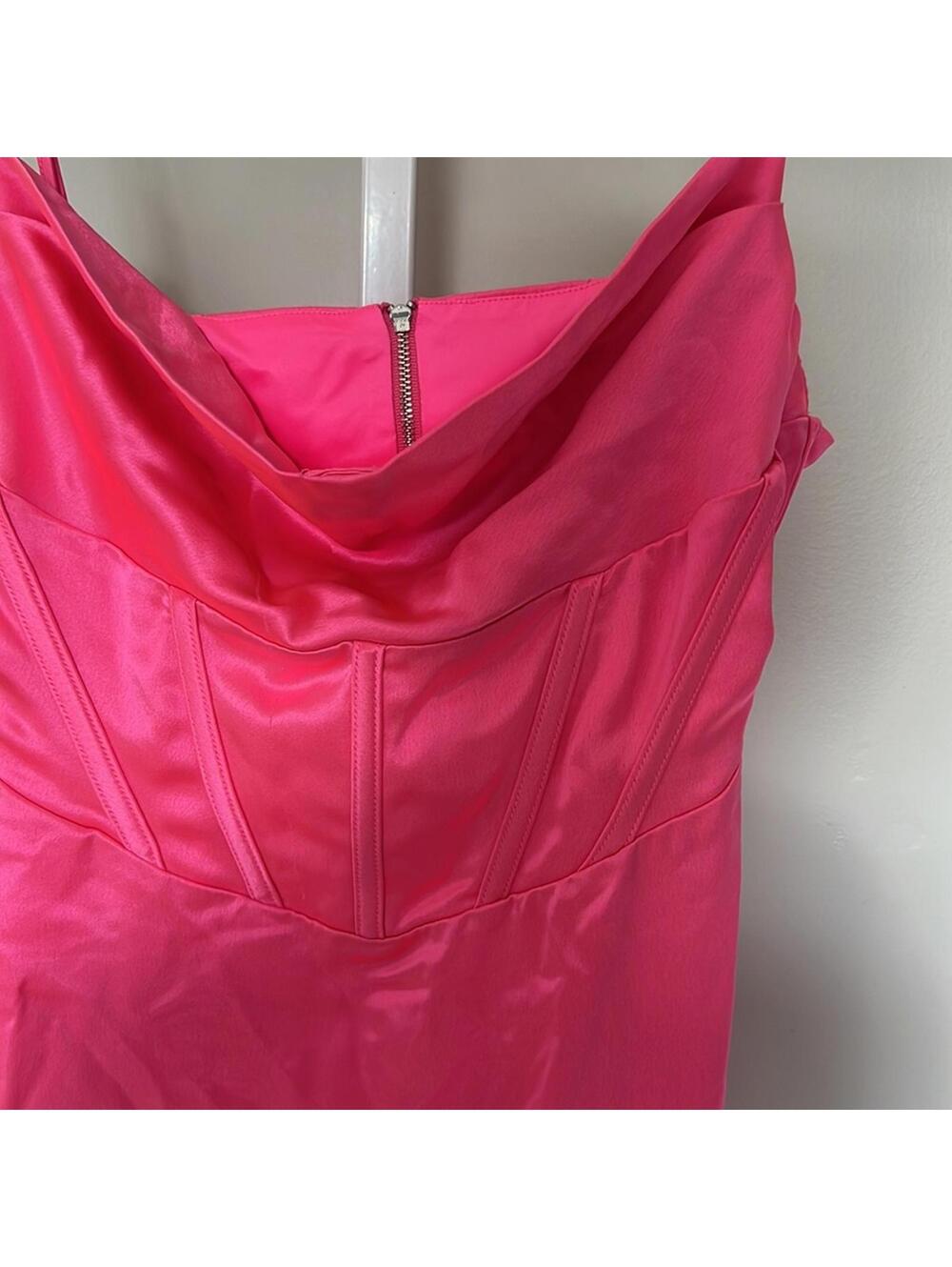 Retrofête ROSA CORSET DRESS hyper pink maxi - Picture 8 of 9